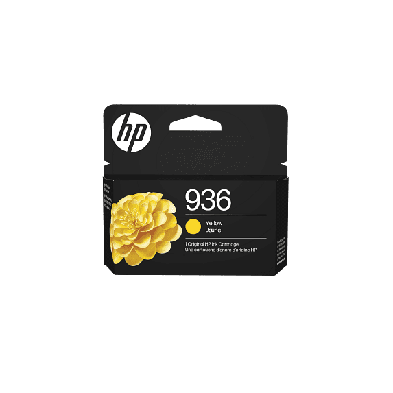 HP 936 Yellow Original Ink Cartridge, ~800 pages, 4S6V1LN