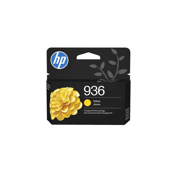 HP 936 Yellow Original Ink Cartridge, ~800 pages, 4S6V1LN