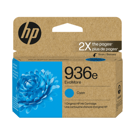 HP - 936e EvoMore Ink Cartridge - Cyan
