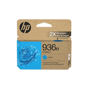HP 936e EvoMore Cyan Original Ink Cartridge, ~1,650 pages, 4S6V3LN
