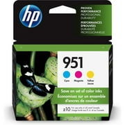 HP 951 Cyan/Magenta/Yellow Original Ink Cartridges, 3 pack (CR314FN)