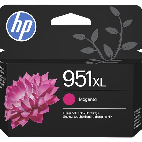 HP 951XL High Yield Magenta Original Ink Cartridge, ~1,500 pages, CN047AN#140