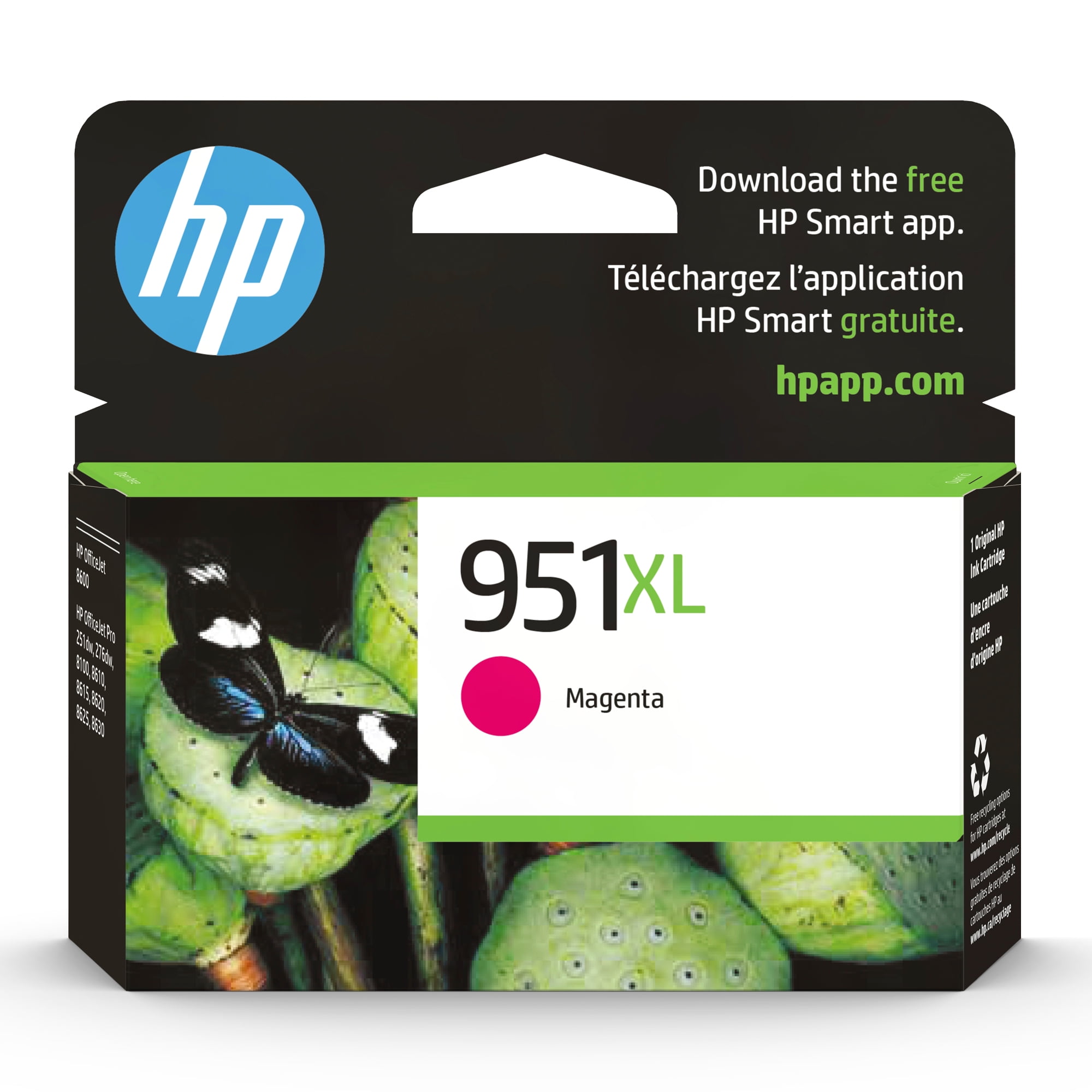 HP 950XL High Yield Black Ink Cartridge Up to 2300 Pages CN045AN Walmart