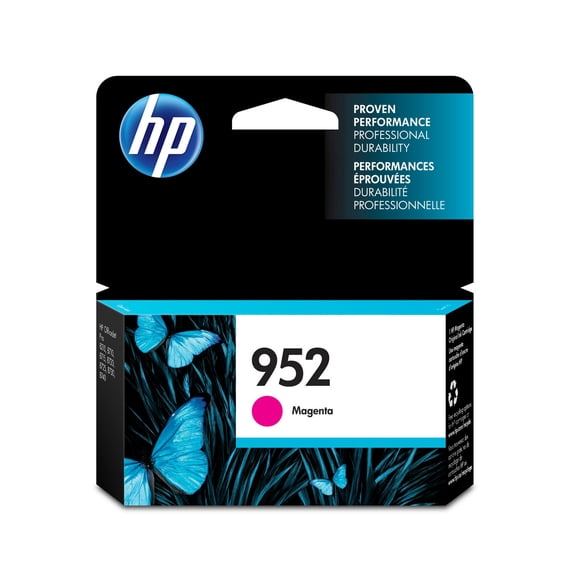 HP 952 Magenta Original Ink Cartridge, ~630 pages, L0S52AN#140