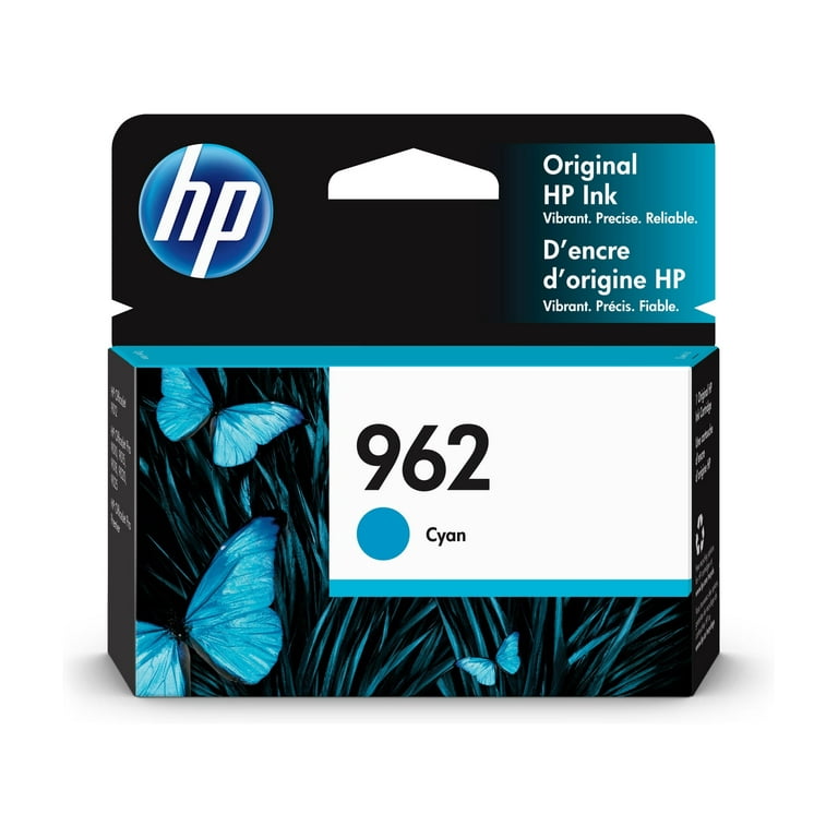 HP 962 High Yield Cyan Ink Cartridge (3HZ96AN), Up to 700 Page
