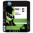 HP 962XL High Yield Ink Cartridge,Black,2count