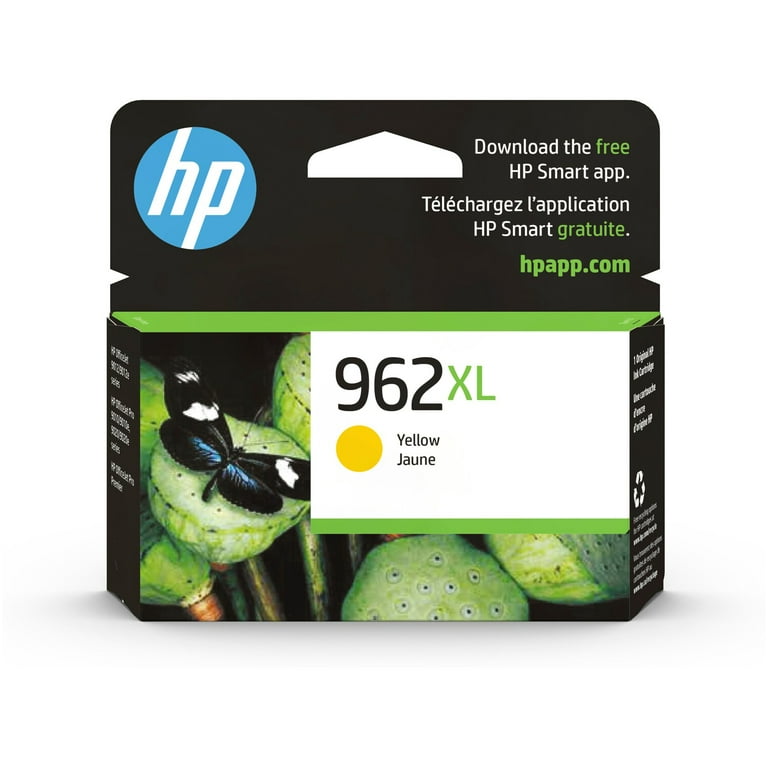 HP 962XL (3JA02AN) Original High Yield Inkjet Ink Cartridge - Yellow - 1 Each - 1600 Pages HP 962XL (3JA02AN) Original High Yield Inkjet Ink Cartridge - Yellow - 1 Each - 1600 Pages