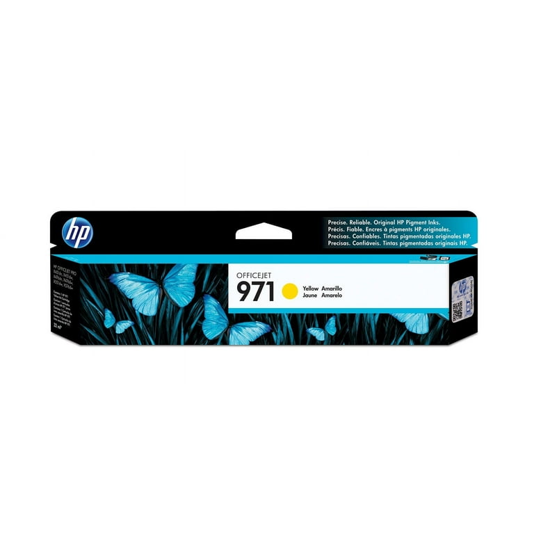 HP 971, (CN624AM) Yellow Original Ink Cartridge HP 971, (CN624AM) Yellow Original Ink Cartridge