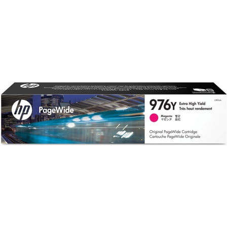 HP 976Y Magenta Original Ink Cartridge for PageWide Pro 500 Printers, 13000 Yield