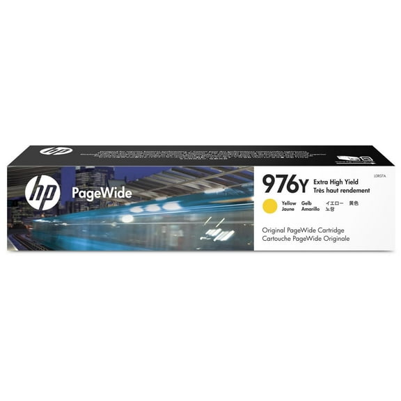 HP 976Y Yellow Original Ink Cartridge for PageWide Pro 500 Printers, 13000 Yield