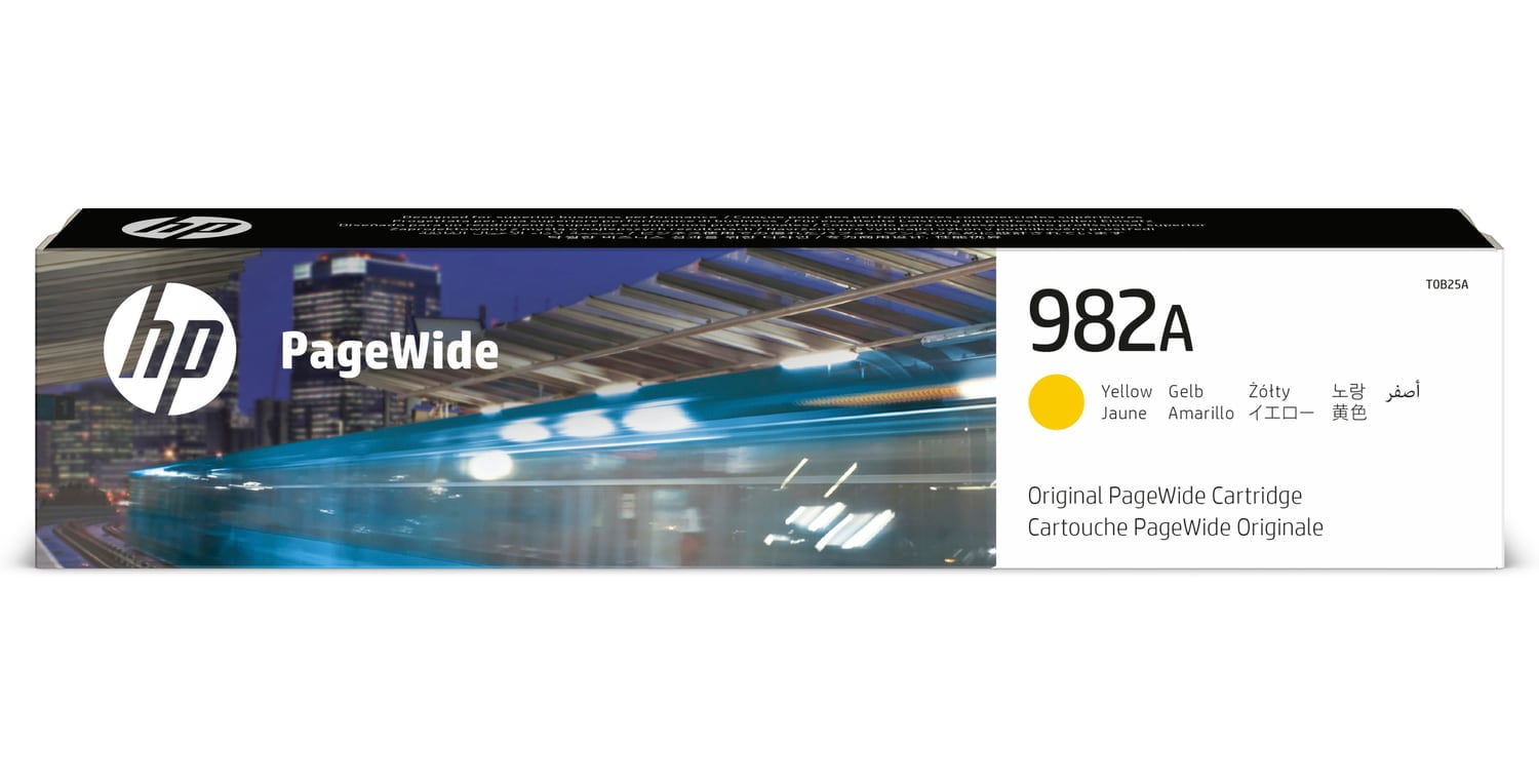 HP 982A Yellow Original PageWide Cartridge, ~8,000 pages, T0B25A Sansujyuku sansujyuku.com