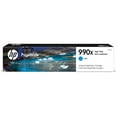 thumbnail image 1 of HP 990X High Yield Cyan Original PageWide Cartridge, ~16,000 pages, M0J89AN, 1 of 6