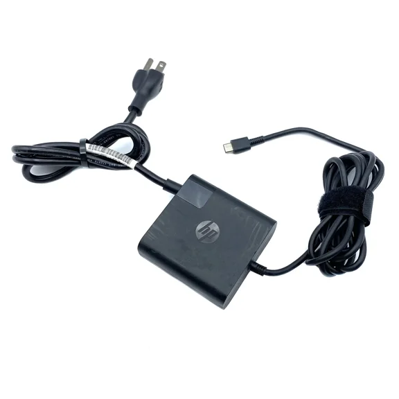 Pre-Owned HP AC DC Adapter Model TPN-AA03 P/N 925740-004 USB-C 65W Charger Genuine