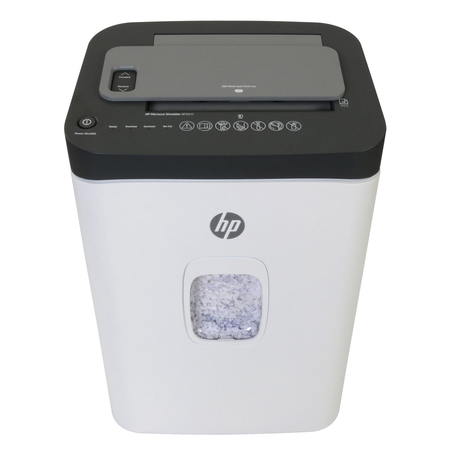 HP AF2014 200-Sheet Microcut Heavy-Duty Auto-Feed Shredder