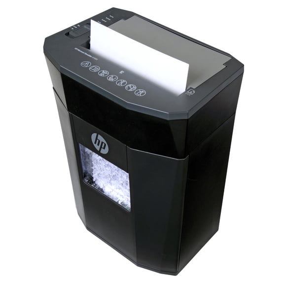 HP AF890 80-Sheet Microcut Paper Shredder with 3.8-Gallon Bin, Auto Feed 80/Manual Feed 9, Also Shreds Credit Cards and Staples