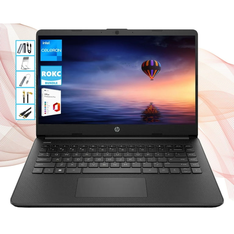 Portable Laptop 128gb Storage Laptop HP AI-Powered 14