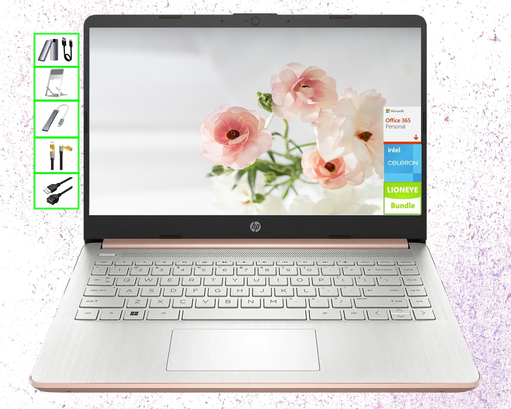 HP AIPowered Laptop with Microsoft Office and 1TB Cloud Storage