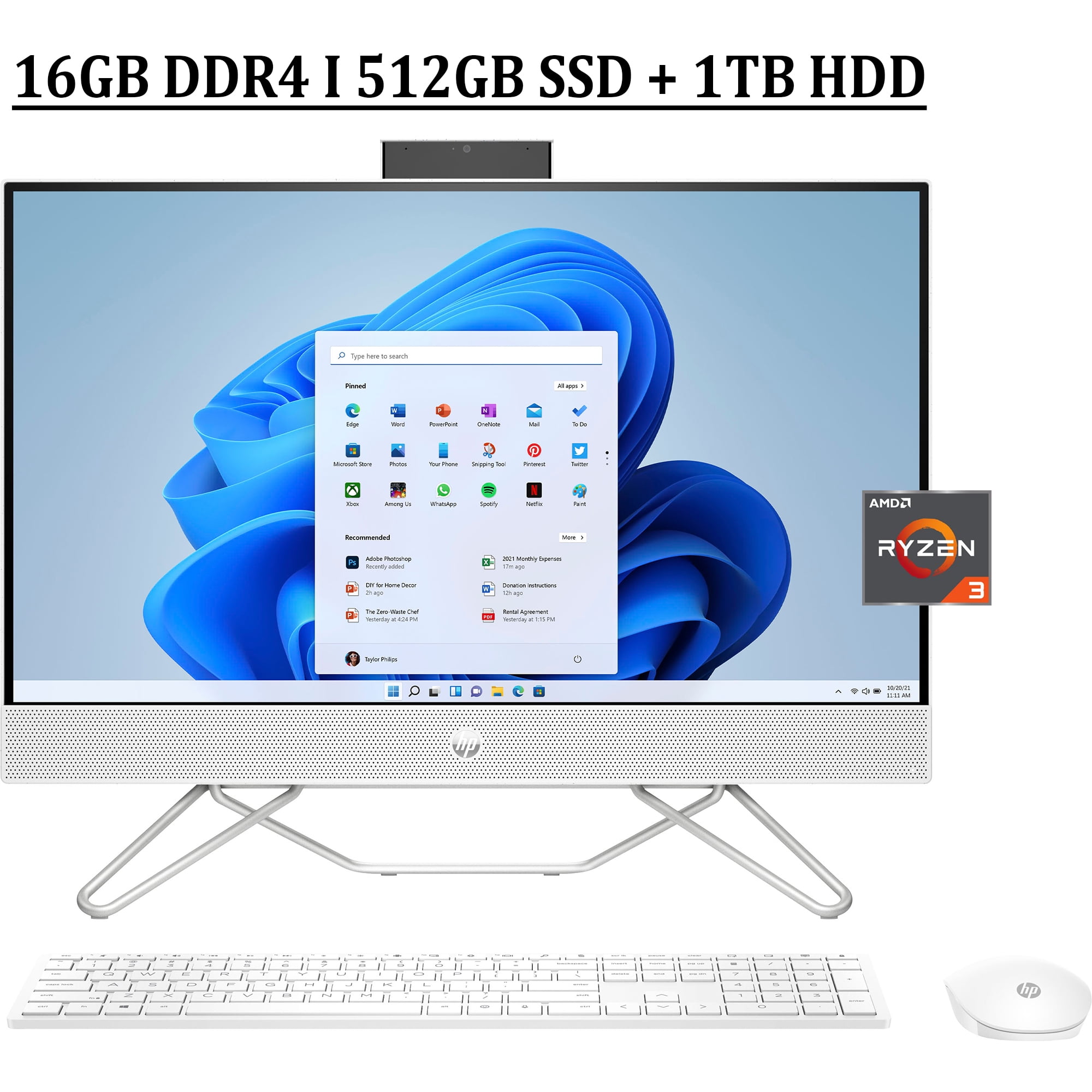 Amazon.com: HP AIO-24-CB1066 Business All-in-One Desktop