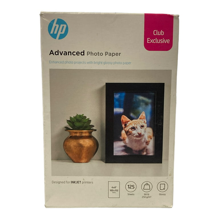 HP Advanced Photo Paper for Inkjet Printers Glossy Letter Size 8