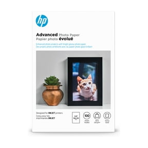 HP Advanced Glossy Photo Paper |100 Sheets | 4 x 6 in borderless | Q6638A
