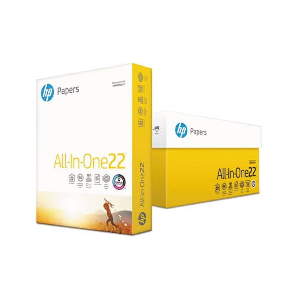 HP Printer Paper, 8.5 x 11 Paper, All In One 22 lb, 1 Ream - 500 Sheets, 96 Bright, Made in USA - FSC Certified