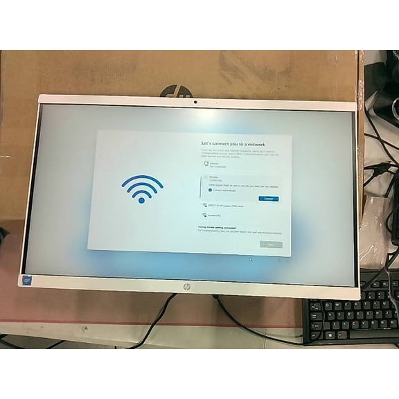 Pre-Owned HP All-in-One Desktop Computer, 21.5" FHD Display, 16 GB RAM, 1 TB SSD, Intel Celeron J4025, Webcam, Wi-Fi 6, Bluetooth, Windows 11 Pro