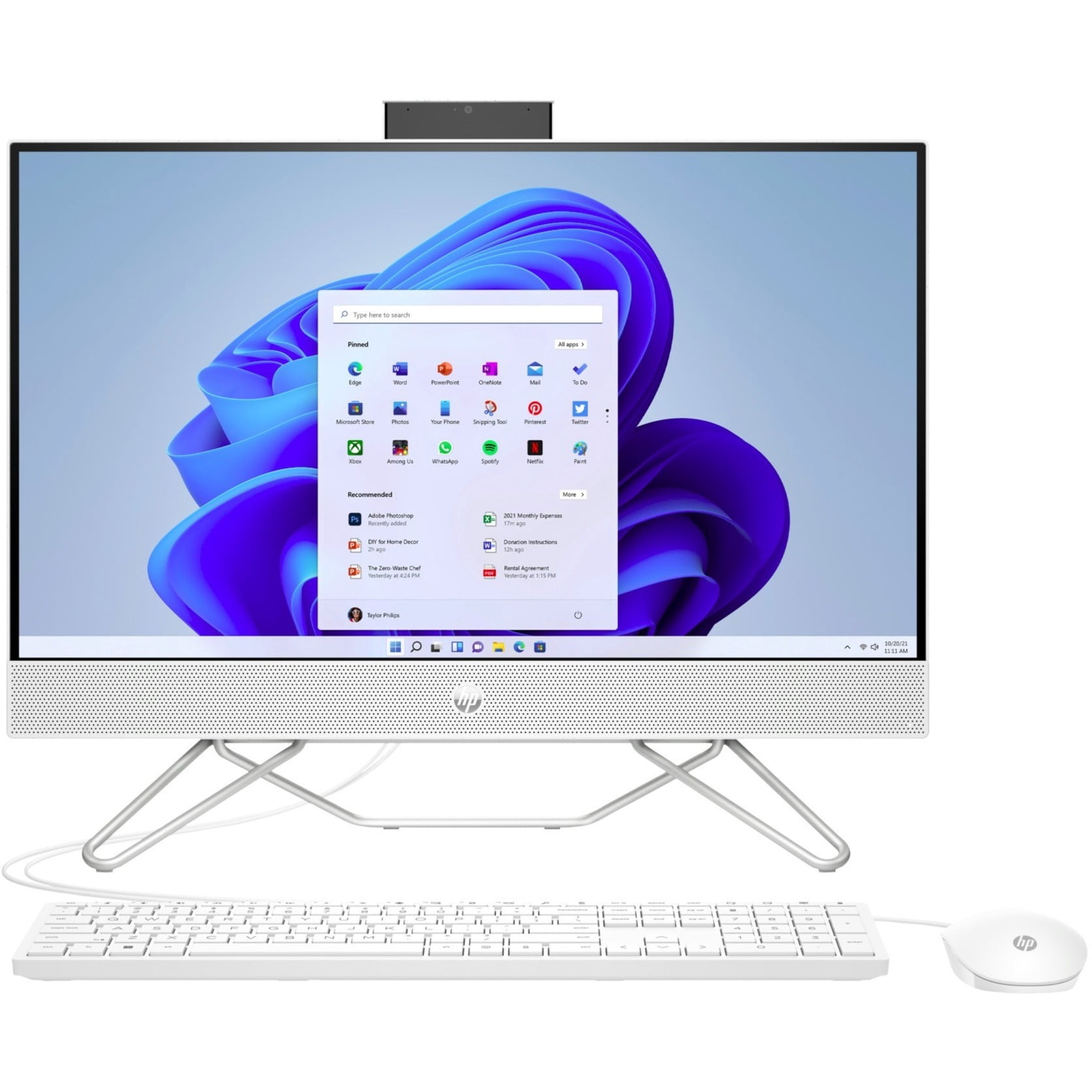 HP 24-cb1140 All-in-One Touch PC - AMD Ryzen 5, 8GB RAM, 512GB