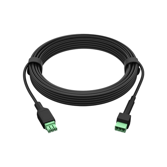 HP Poly Studio A2 - Microphone extension cable - 3 pin Phoenix male to 3 pin Phoenix female - 8 m - black