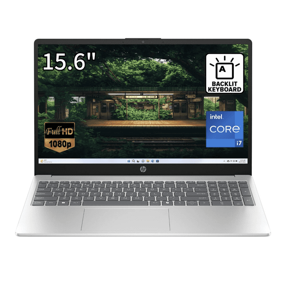 HP Laptop,15.6" FHD, Intel Core i7-1355U,16GB RAM, 1TB SSD,1080P FHD Camera, HDMI, Wi-Fi 6, Backlit KB, Windows 11 Home