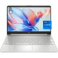 thumbnail image 1 of HP Business Laptop, 15.6" HD Touchscreen Display, Intel Core i3-1115G4 Processor, 32GB RAM, 2TB SSD, Intel UHD Graphics, Wi-Fi, Bluetooth, Windows 11 Home in S Mode, Silver, Cefesfy Laptop Stand, 1 of 8