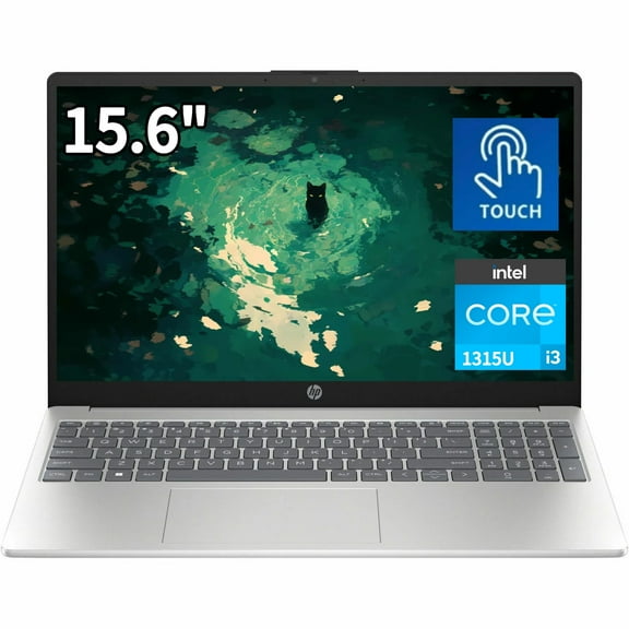 HP Business Laptop, 15.6" HD Touchscreen,Intel Core i3-1315U, 32GB RAM, 1TB PCIe SSD, Long Battery Life, Wi-Fi , Bluetooth,Windows 11 Home , Silver
