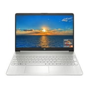 HP Business & Student Laptop, 15.6 HD Display, AMD Ryzen 3 5300U, 12GB RAM, 512GB SSD, Wi-Fi 5, AMD Radeon Graphics, Webcam, Numeric Pad, Windows 11 Home, Natural Silver