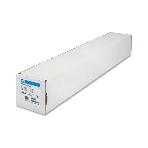 HP Coated Bright White Matte Inkjet Paper, 90 g/m2, 5 mil, 36"x150' Roll