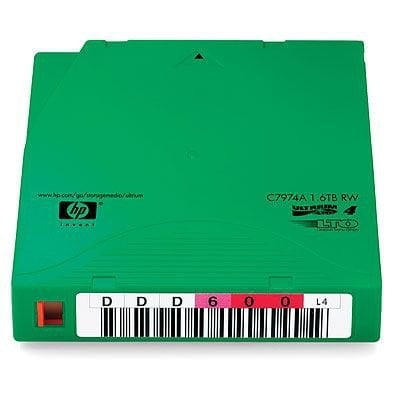 HPE C7974AN LTO Ultrium 4 Non Custom Labeled Tape Cartridge, 800GB / 1 ...