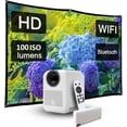 thumbnail image 1 of HP CC180W Promo 3in1 Mobile HD Projector - Wireless Projection (iOS/Android), Bluetooth Out, 65W PD Power Bank, HDMI *1, Native HD Resolution, 84" Foldable Screen, 1 of 6