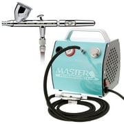 HP-CS .35mm Eclipse Airbrush with Compressor Model TC-60 Super Quiet High Performance Salon Air Airbrush Compressor with Small Tank