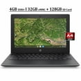 thumbnail image 1 of HP Chromebook 11A G8 Business Laptop 11.6" Diagonal HD Anti-glare Display AMD A-Series A4-9120C Processor 4GB DDR4 32GB eMMC + 128GB SD Card AMD Radeon R4 Graphics USB-C Webcam ChromeOS Black, 1 of 4