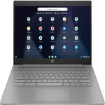 HP Chromebook 14a-ne0013dx 14" Intel Celeron N4120 1.1 GHz up to 2.6 GHz 4GB RAM 64GB eMMC Intel UHD Graphics 600 Chrome OS Laptop, Gray - 6X6Z1UA
