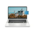 thumbnail image 1 of HP Chromebook 14 Laptop, Intel Celeron N4020, 4 GB RAM, 32 GB eMMC, 14” HD Micro-Edge Display, Chrome OS, Thin & Portable, 4K Graphics, Backlit Ash Gray Keyboard (14a-na0024nr, 2021, Mineral Silver), 1 of 5