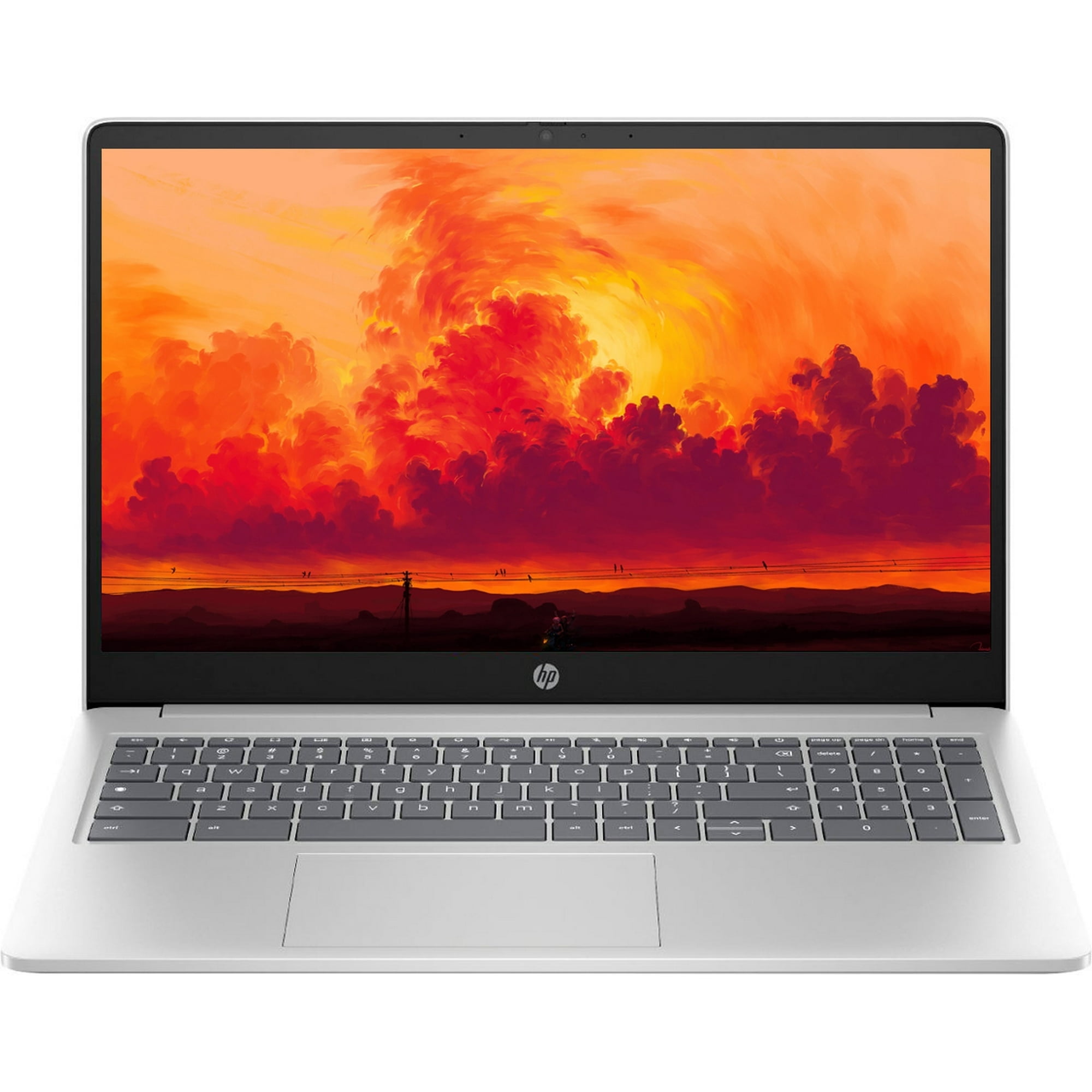 HP Chromebook, 15.6" HD Laptop for Students and Business, Intel Quad