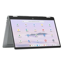 HP Chromebook Plus X360 14 inch FHD IPS Touch 2-in-1 Laptop Intel Core i3-N305 8GB RAM 128GB UFS Meteor Silver (2024)