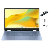 HP Chromebook x360 14'' FHD IPS Touch 2-in-1 Laptop, Intel Processor N100, 4GB RAM, 64GB eMMC, Chrome OS, Sky Blue   Mazepoly Accessories