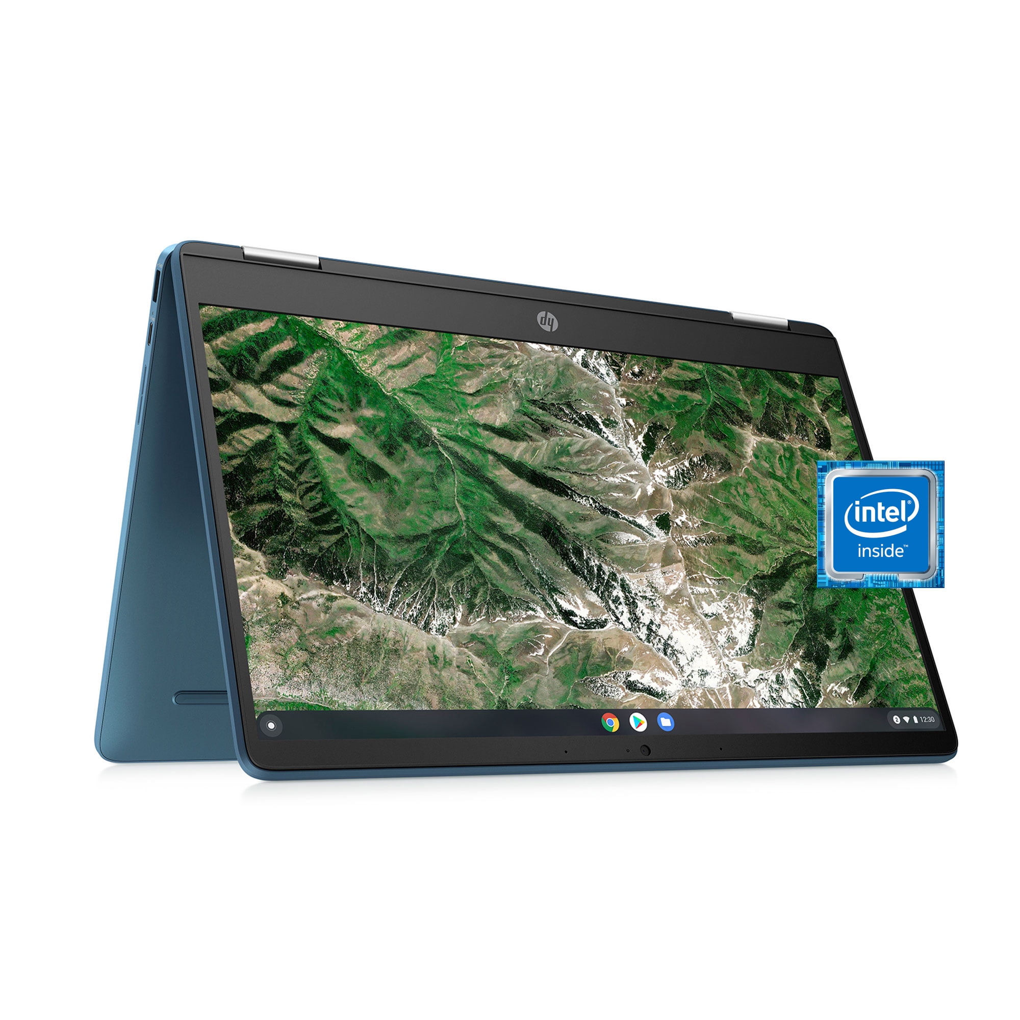 dennenboom Integreren ontslaan HP Chromebook x360 14" Touchscreen Laptop, Intel Celeron N4020, 4GB RAM,  64GB HD, Chrome OS, Forest Teal/Light Teal, 14a-ca0190wm - Walmart.com