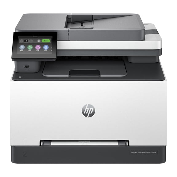 HP Color LaserJet Pro MFP 3301fdw Wireless Printer, Print, scan, copy, fax, Fast speeds, Easy setup, Mobile printing, Best for office, AI-enabled