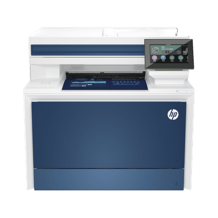HP - LaserJet Pro 4301fdn Color All-in-One Laser Printer - White/Blue