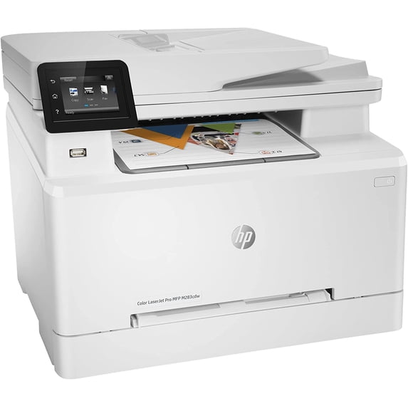HP Color Laserjet Pro M283cdw Wireless All-in-One Laser Printer-Remote Mobile Print-Print Scan Copy Fax- Auto 2-Sided Printing,