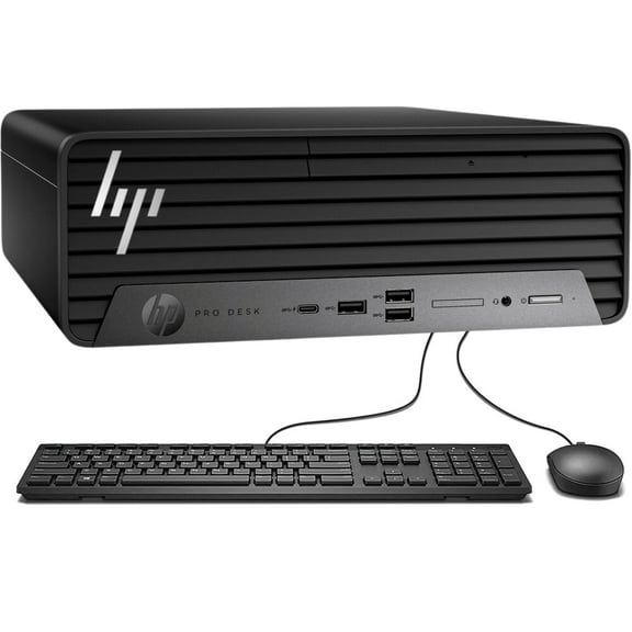 HP Compact Core-i7 Business Desktop  32GB RAM  1TB SSD | ProDesk 400 G9 Small Form Factor, Support 4K, Type-C, RJ-45, Wired Keyboard and Mouse