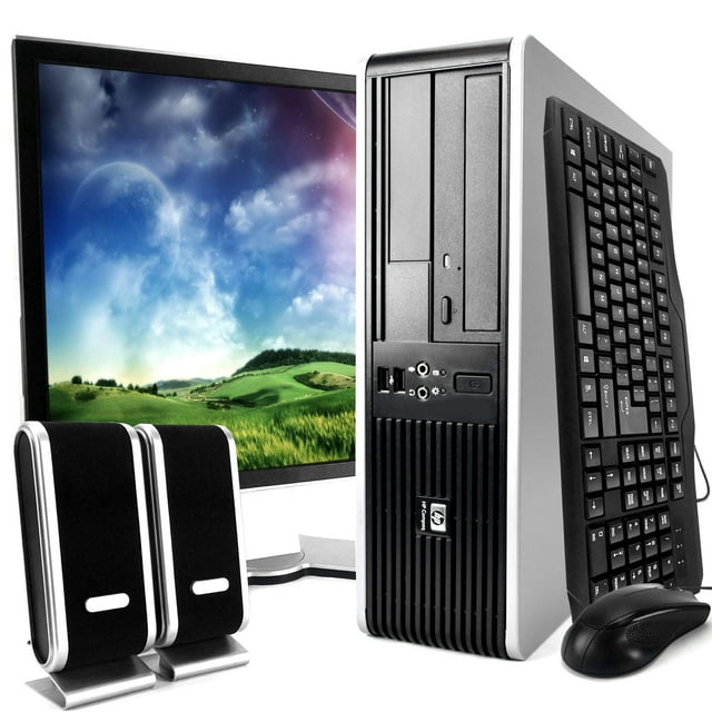 HP Compaq DC5800 Desktop Intel Core 2 Duo 2.4GHz 4GB RAM 500GB HDD DVD ...