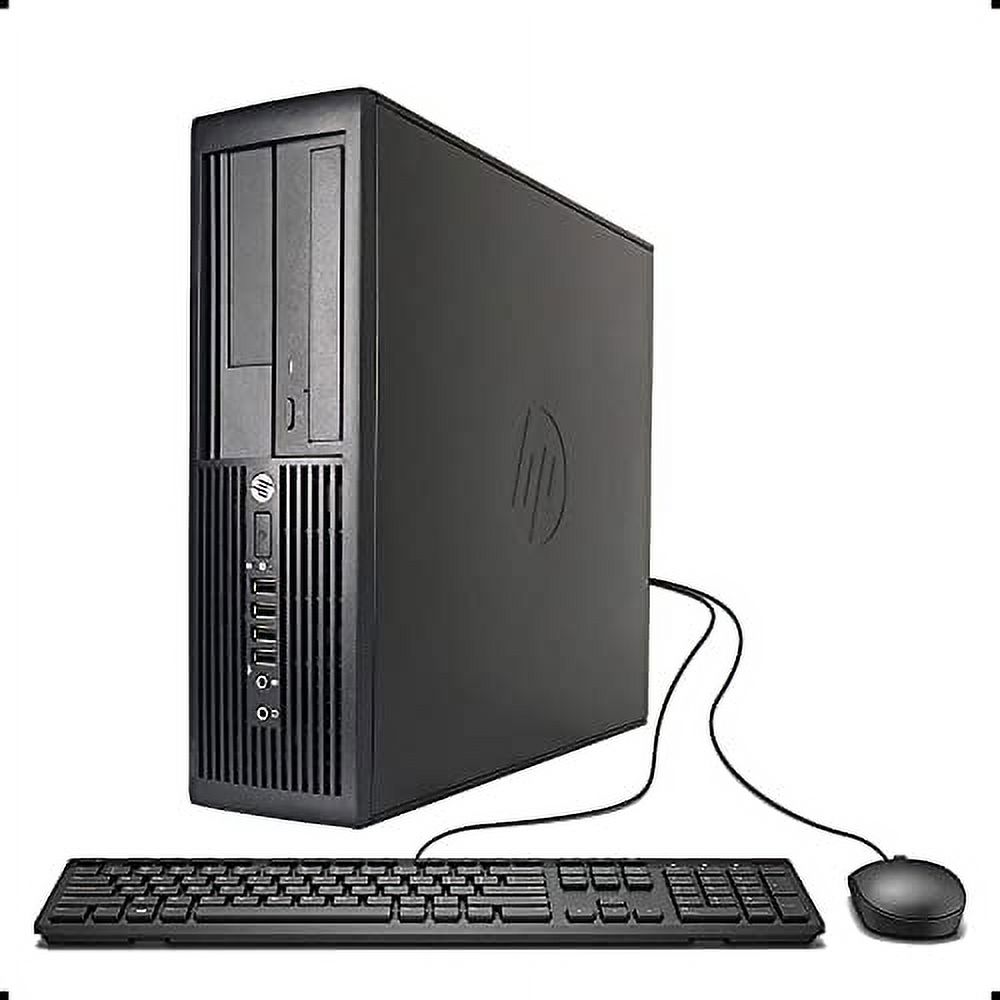 HP Compaq Pro 4300 Small Form Factor PC, Intel Quad Core i5-3470 up to 3.6GHz, 16G DDR3, 512G SSD, DVD, WiFi, BT 4.0, Windows 10 64 Bit-Multi-Language Supports English/Spanish/French(used) - image 1 of 5