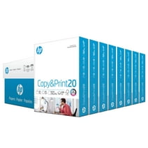HP Copy & Print - 20 lb., 8.5" x 11", 4000 Sheets, White, 8 Ream